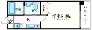 ダイドーメゾン阪神西宮駅前の物件間取画像